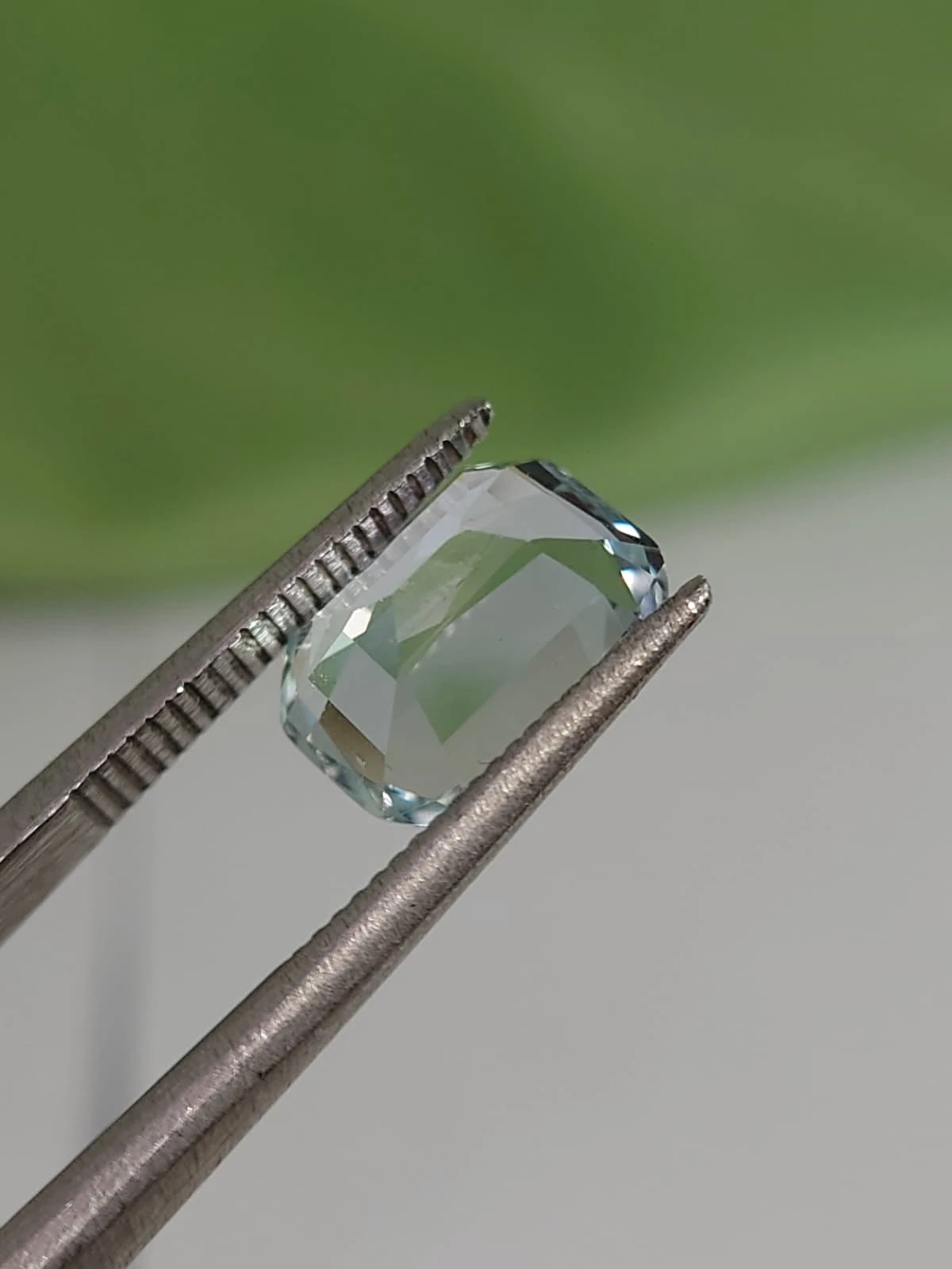 2.10ct Natural Aquamarine  Cushion Cut From Nigeria — view 2